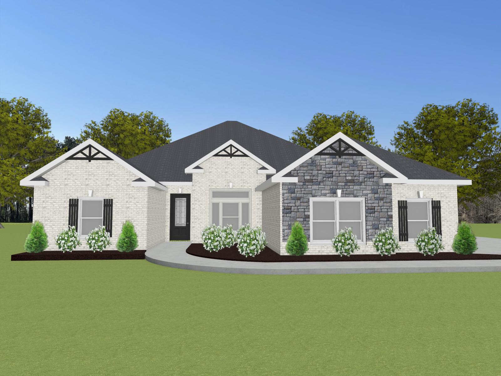 Elevation for Lot Number 55