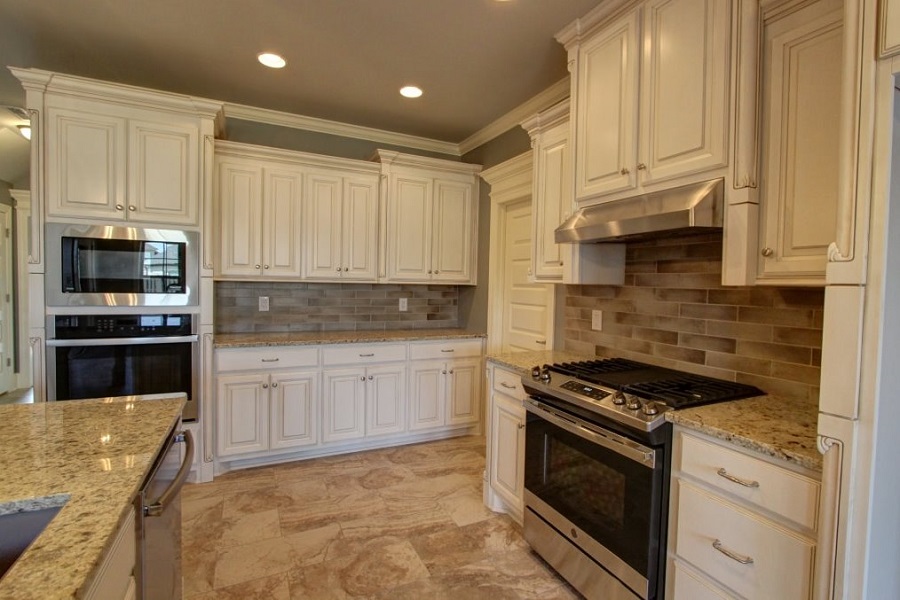 Gas Slidein Range Vent Hood to Outside Wall Oven and Wall Microwave