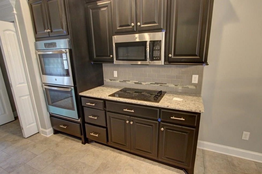 Electric Cook Top Double Oven Microwave over Cook Top