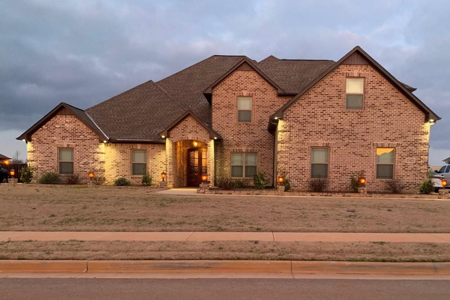 Outside Can Lights in Eaves