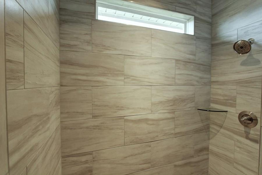 Transom Window in Shower