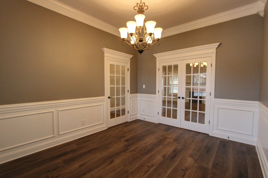 French Doors in Dining Room
