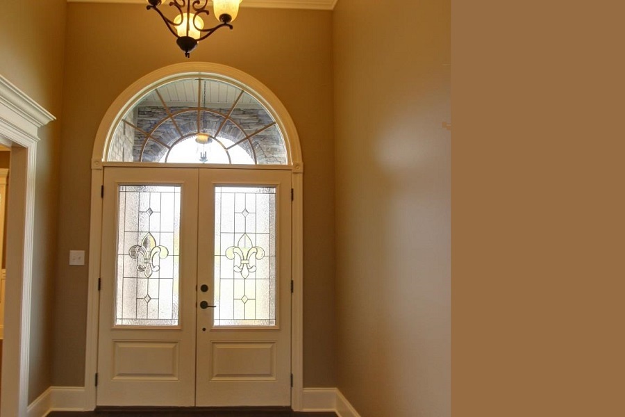 6 foot 8 inches Double Door with half round